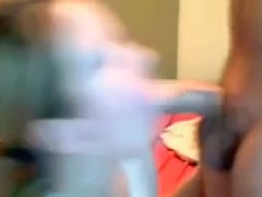 The adorable pale cam chick gave her boyfriend a fellatio for his penis.